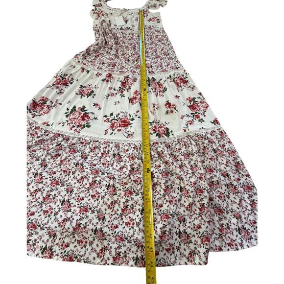 By the River Anthropologie NWT SZ Small
Rose Tiered Maxi Dress Cottagecore BOHO - Picture 16 of 16